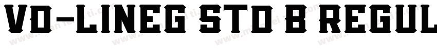 VD-lineg Std B Regul字体转换